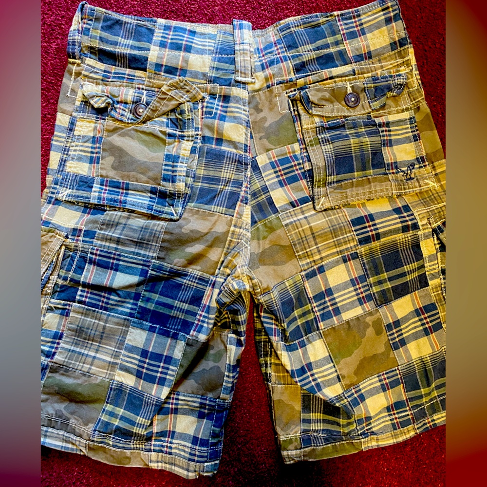 American Eagle Cargo Shorts Patchwork - image 1